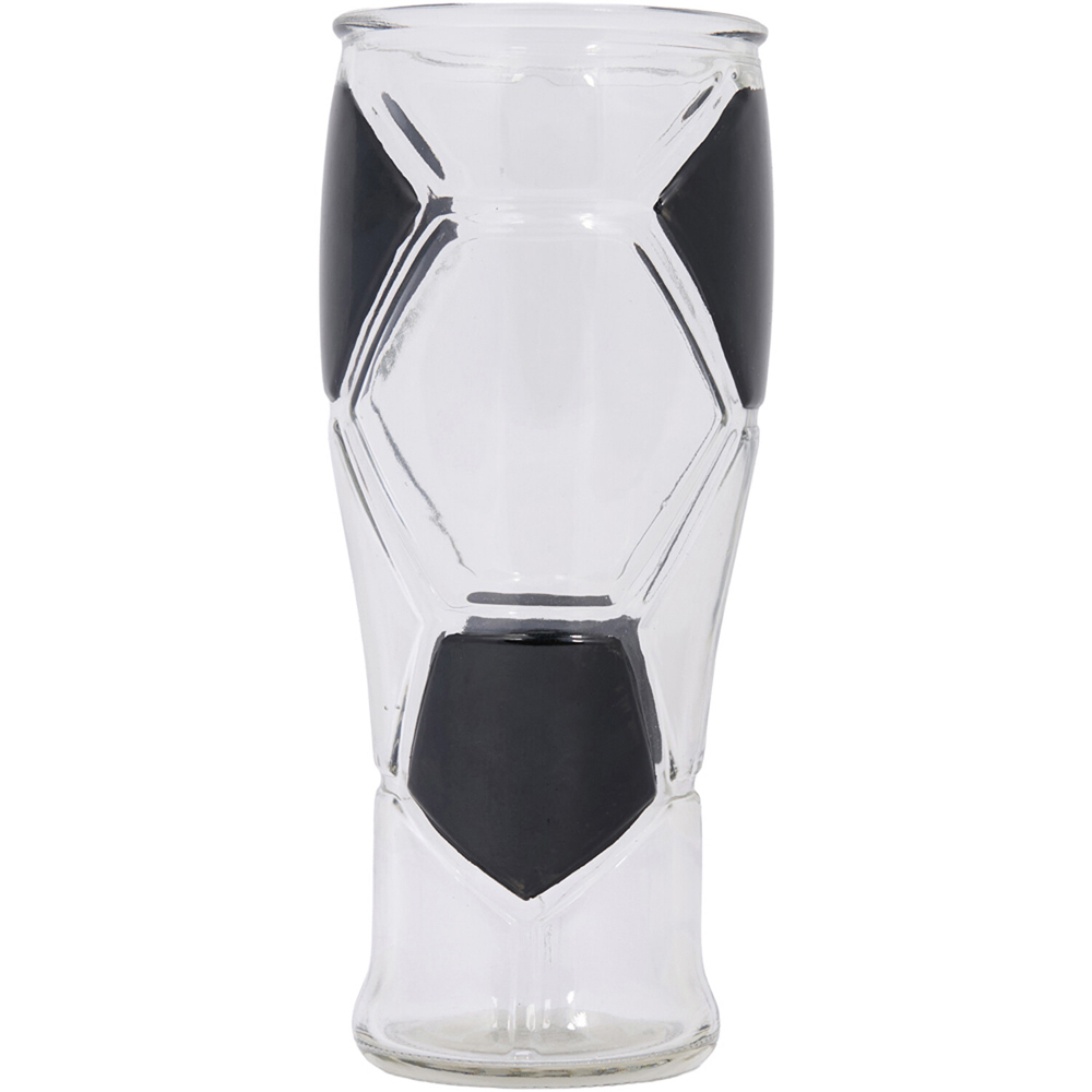 Hand Painted Football Glass Image 1