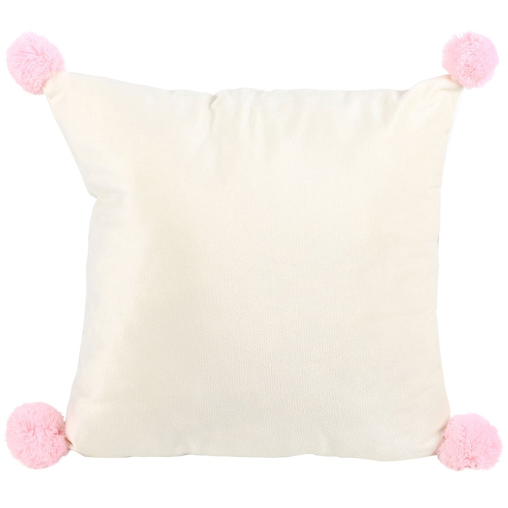 Something Different Multicolour Sugarplum Fun Square Filled Christmas Cushion 37 x 37cm Image 2
