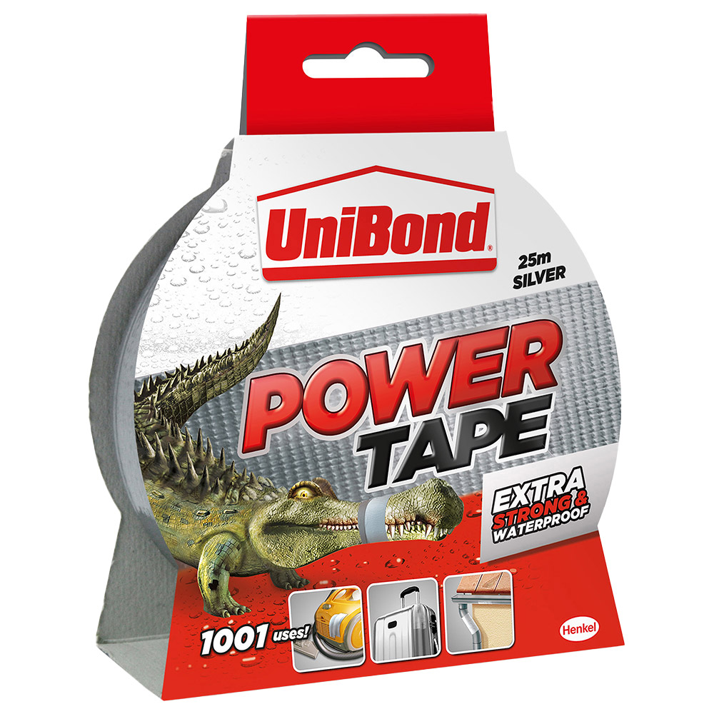 UniBond DIY Silver Power Tape 25m Image 1
