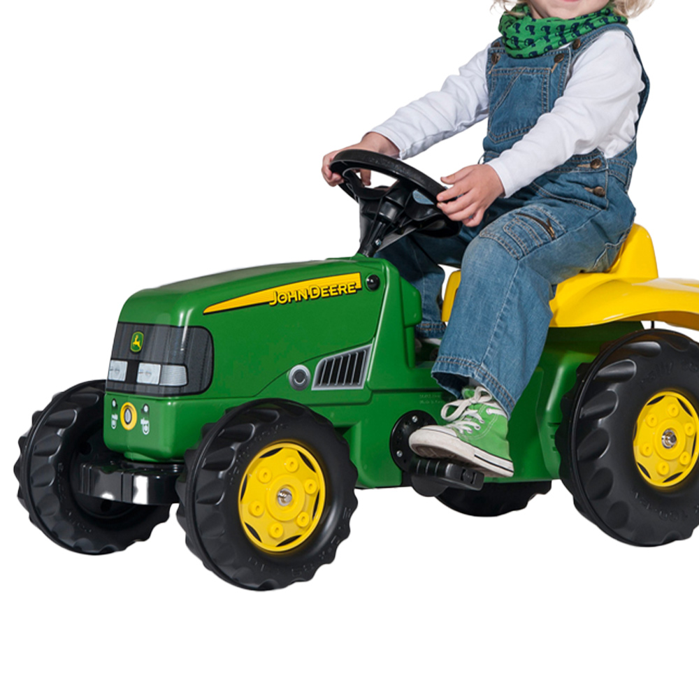 Robbie Toys John Deere Green and Yellow Tractor and Trailer Image 2
