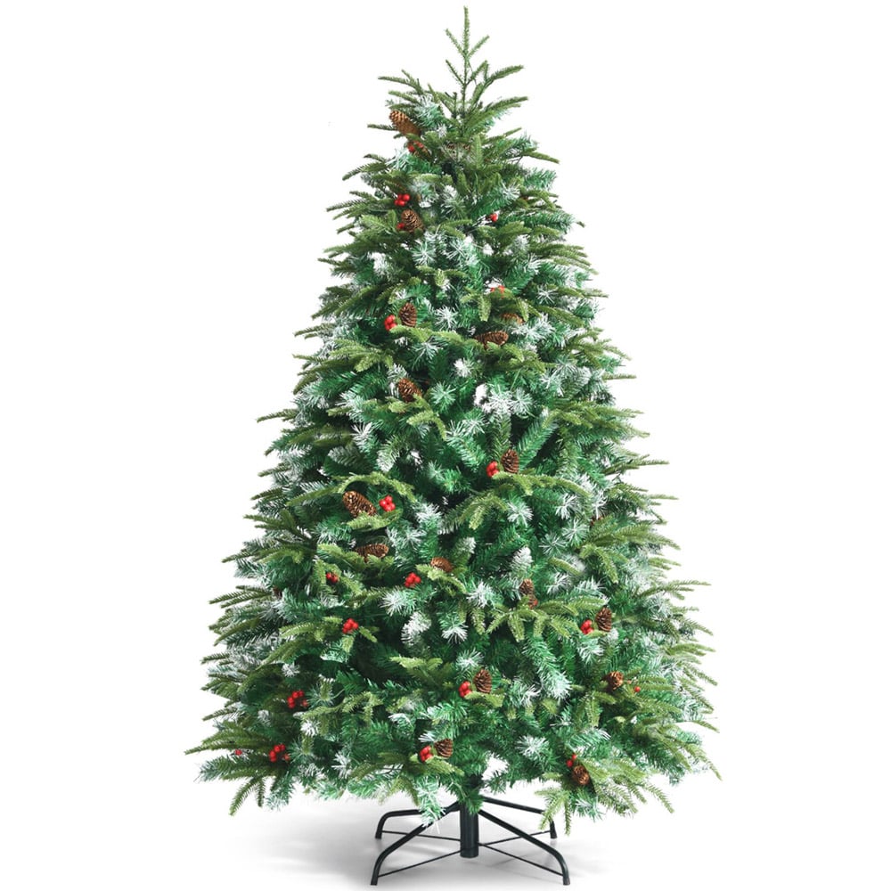 Costway Pre Lit Multicolour LED Artificial Christmas Tree 5ft Image 3