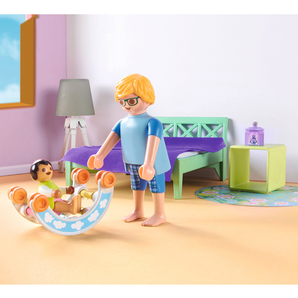 Playmobile Bedroom with Baby Corner Playset Image 7
