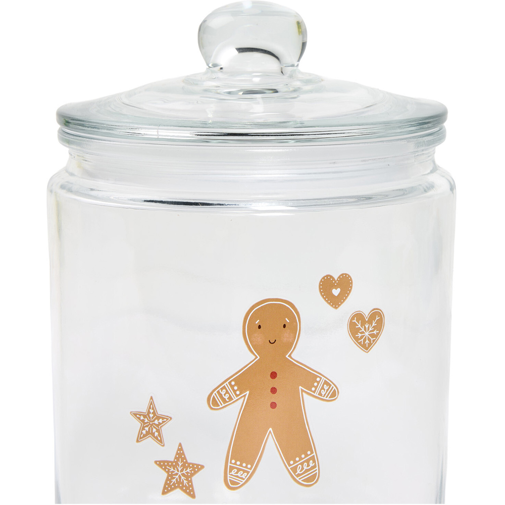 Christmas Treats Glass Storage Jar Image 3