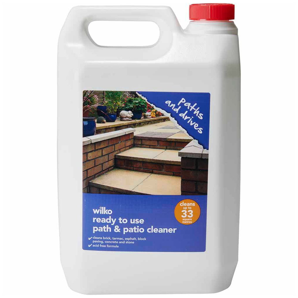 Wilko Path and Patio Cleaner 5L 33msq Image 1