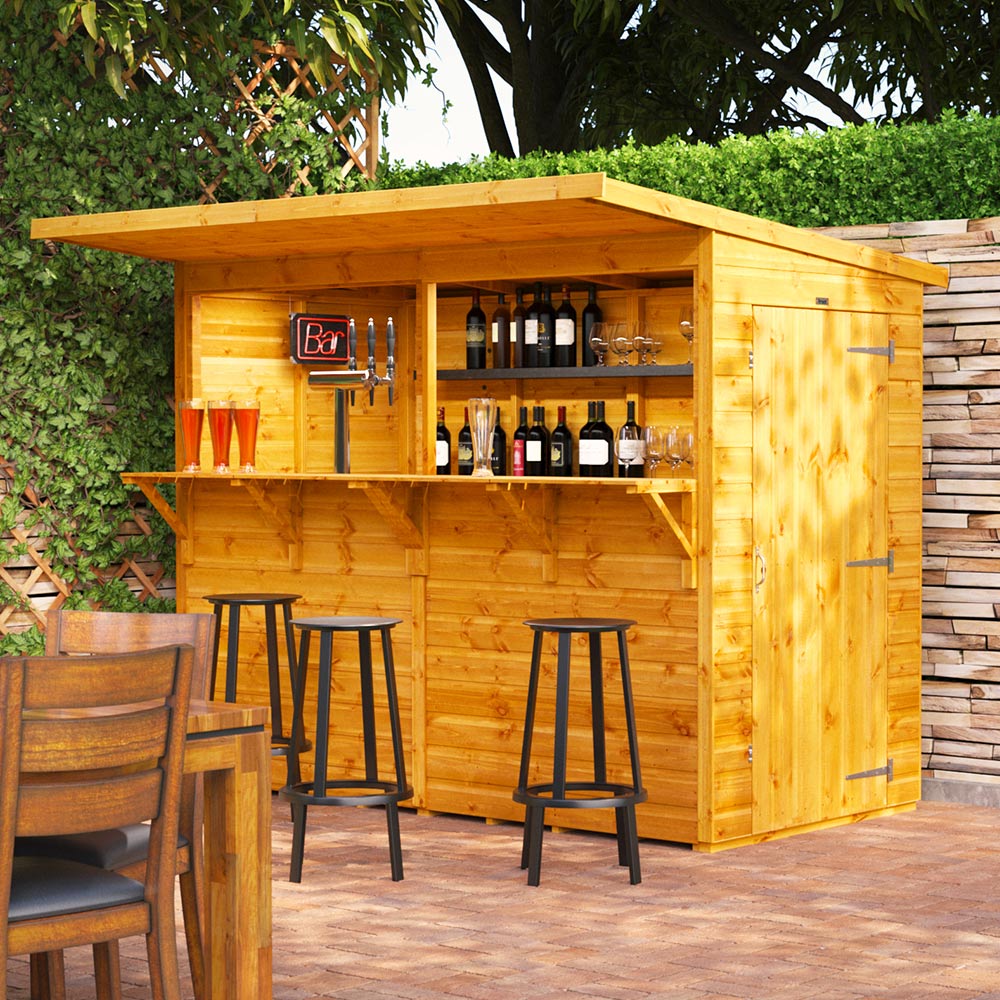 Power 8 x 4ft Pub Shed Image 2