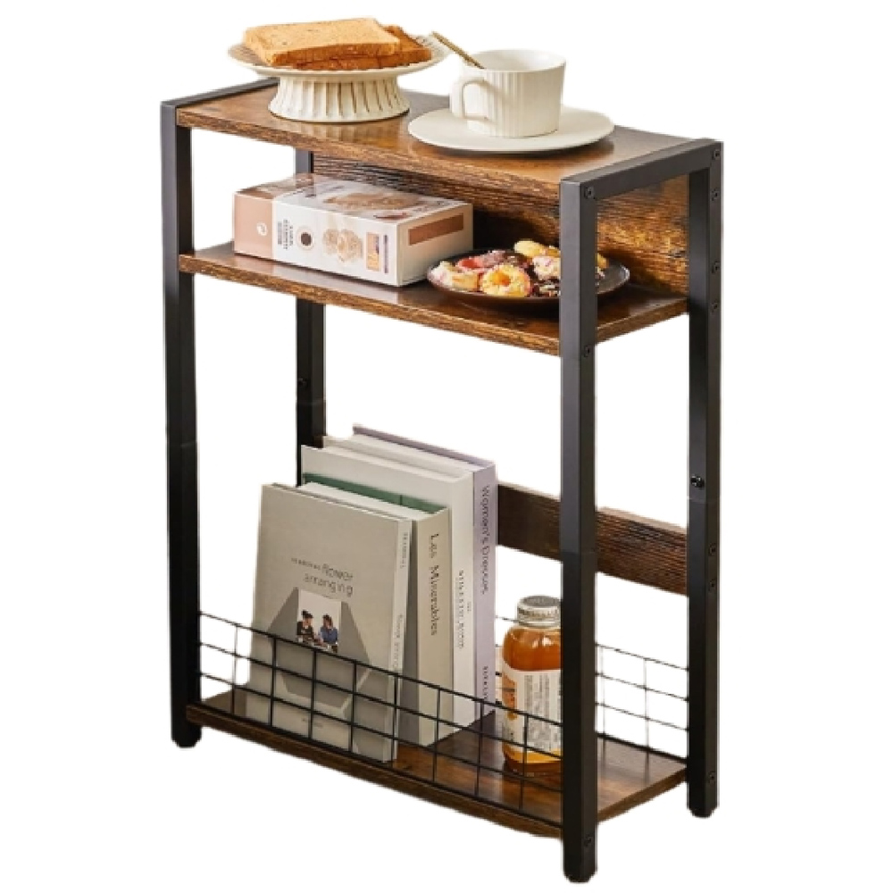 Modcraft 2 Shelf Slim Side End Table Image 2