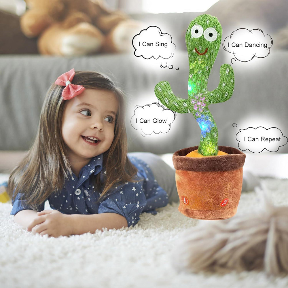 Dyzi Kids Dancing and Talking Cactus Sensory Toy Image 3