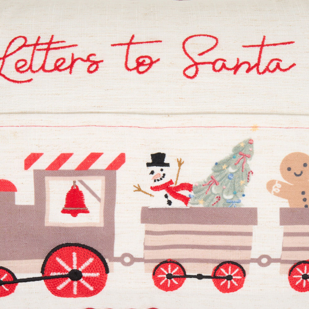 Letters to Santa Cushion Ivory Image 4