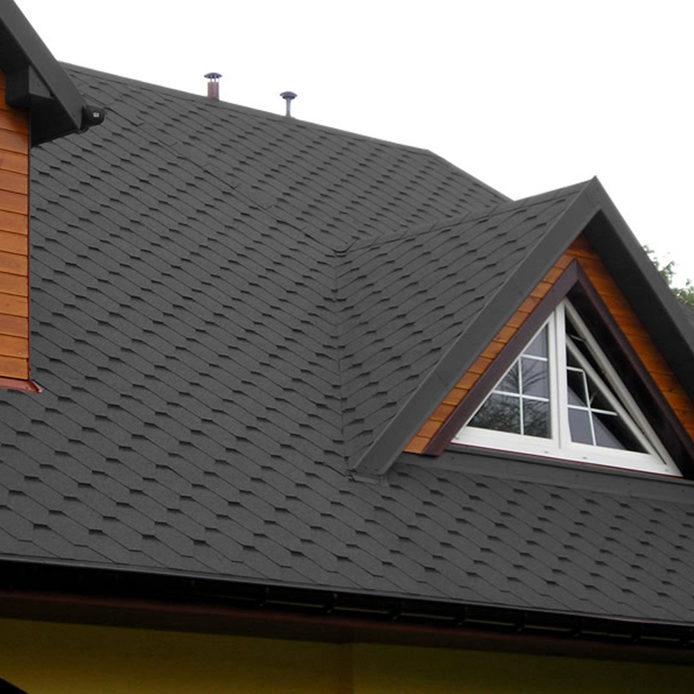 Living And Home Grey Self-Adhesive Asphalt Shingles Bitumen Roofing 330 x 1000cm Image 2