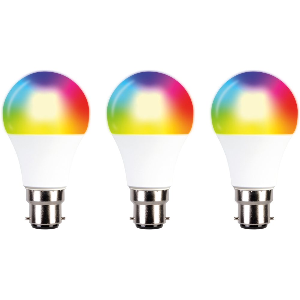 TCP Smart LED RGB+CCT Classic Bulb 3 Pack Image 2