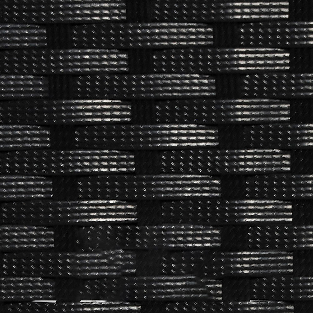 Outsunny Rattan 4 PCs Sofa Set Black Image 6
