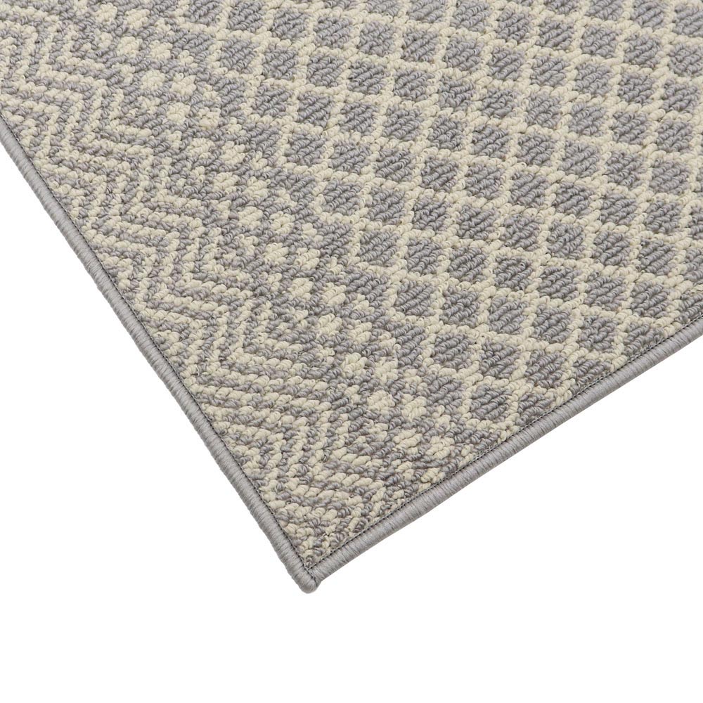 JVL Everley Grey Indoor Washable Rug 80 x 120cm Image 3