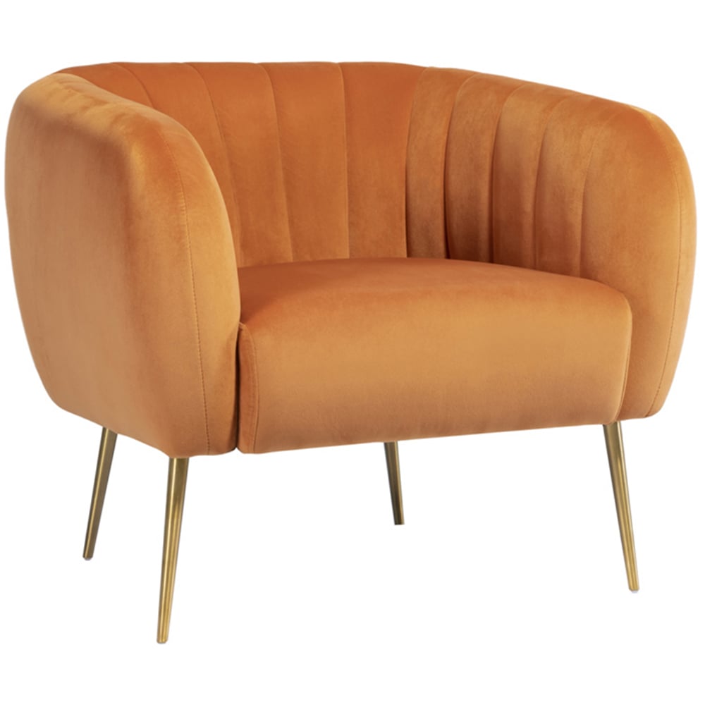 Artemis Home Matilda Orange Accent Chair Image 2