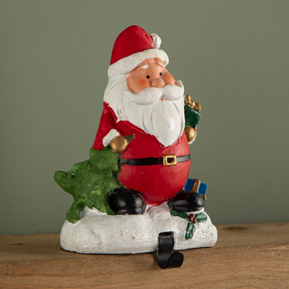 Premier Santa Design Christmas Stocking Hanger 13cm Image 5