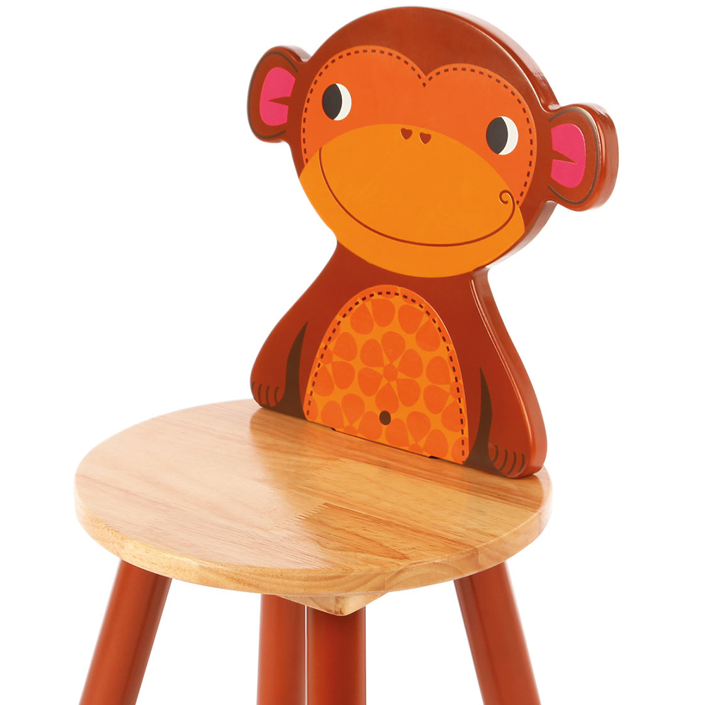 Tidlo Kids Wooden Monkey Chair Image 3