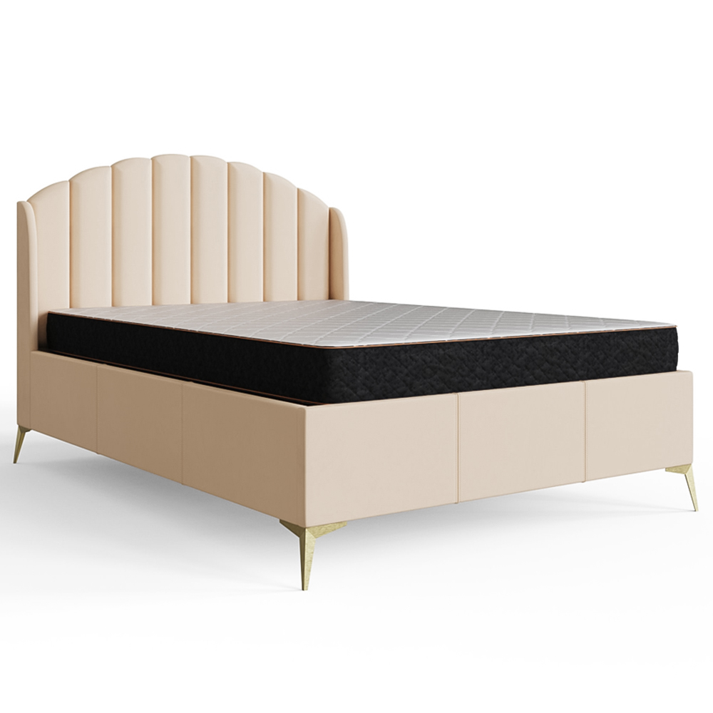 GFW Pettine King Size Pink End Lift Ottoman Storage Bed Image 4