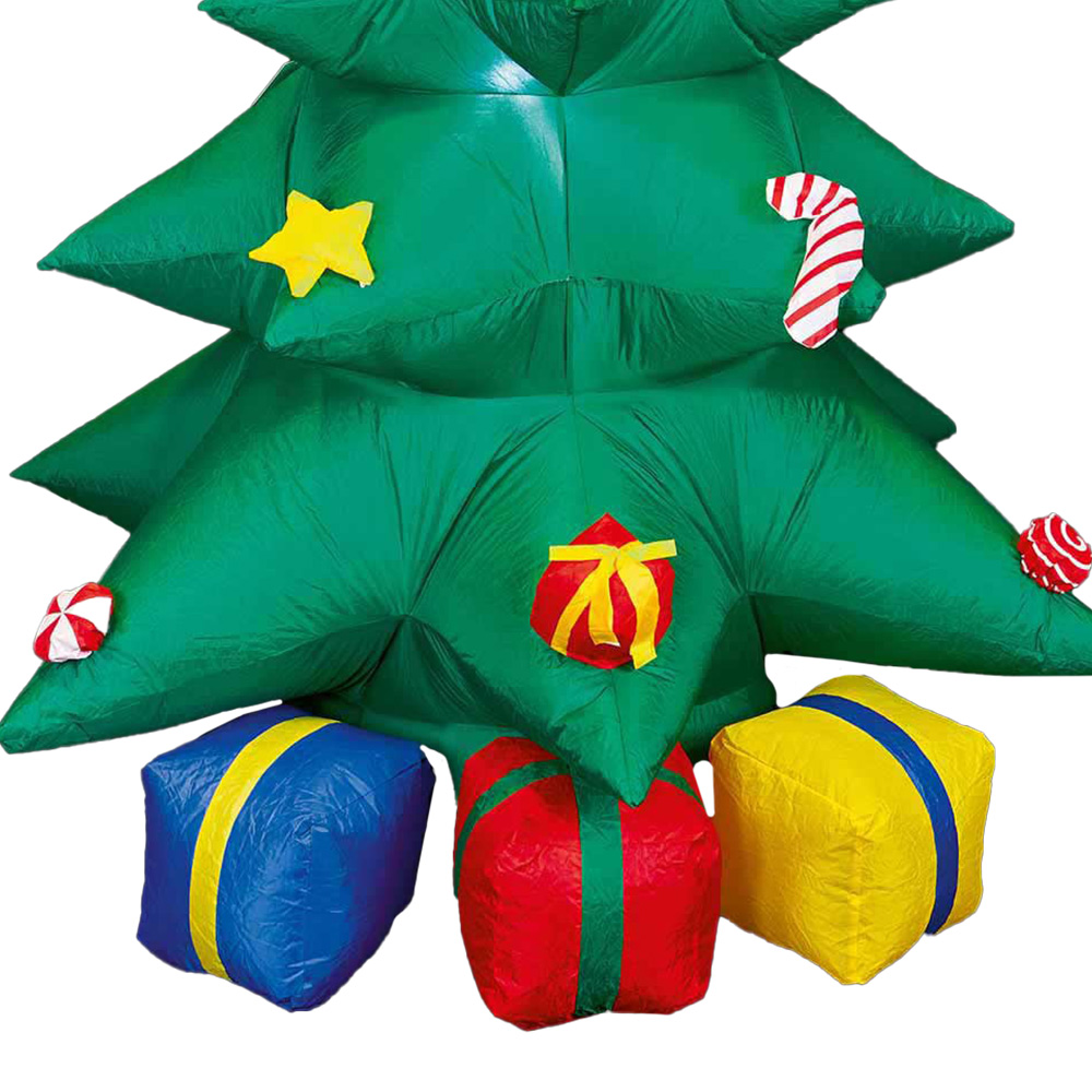 Premier Indoor/Outdoor LED Inflatable Christmas Tree with presents 2.4m Image 3