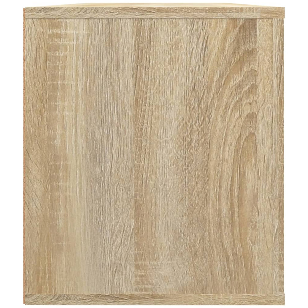 vidaXL 2 Door 2 Shelf Sonoma Oak TV Cabinet Image 7