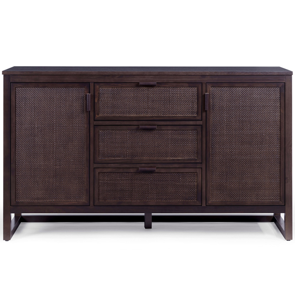 Teamson Home Hatteras 2 Door 3 Drawer Espresso Sideboard Image 3