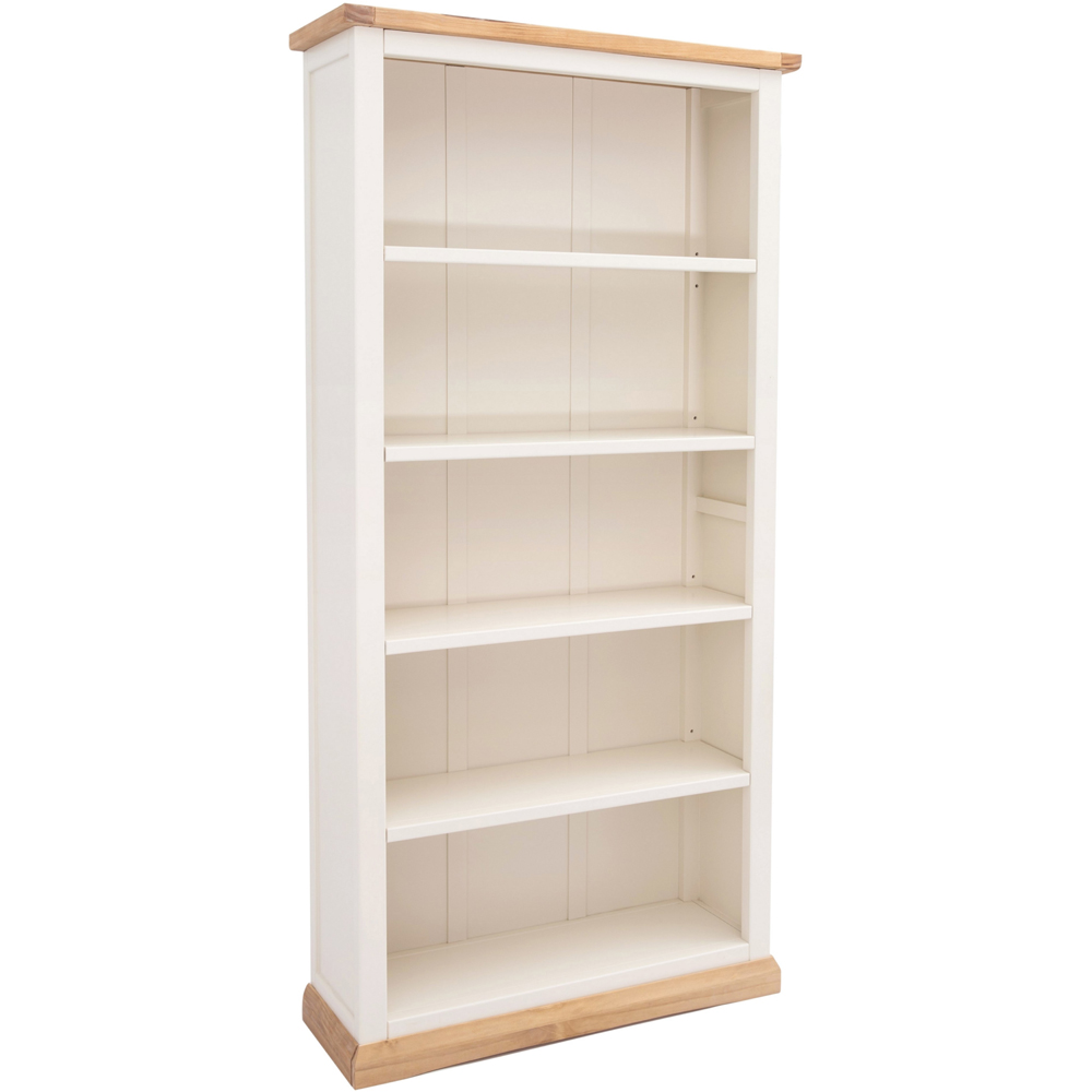 Trevi 5 Shelf Off White Bookcase Image 3