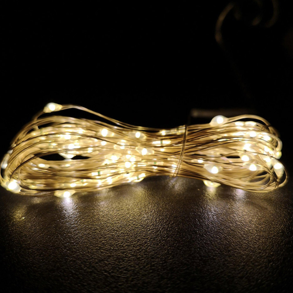 Premier MicroBrights 50 Warm White LED Pin Wire Micro String Light 2.5m Image 2