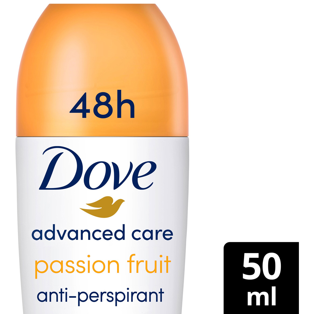 Dove Advanced Care Go Fresh Passion Fruit Scent Anti-Perspirant Deodorant Roll On 50ml Image 3