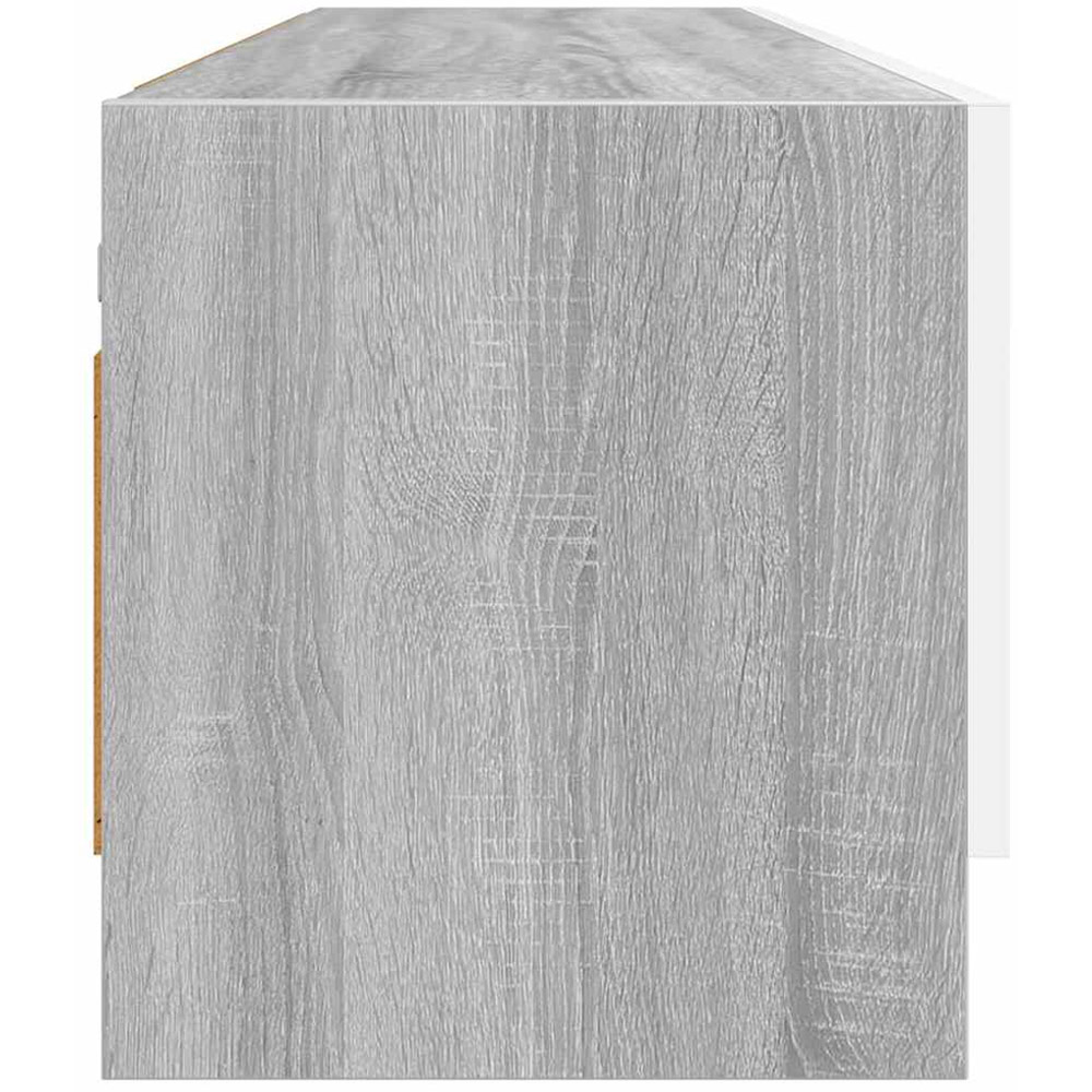 vidaXL Single Flap Door Grey Sonoma Wardrobe with Hanger Bar Image 6