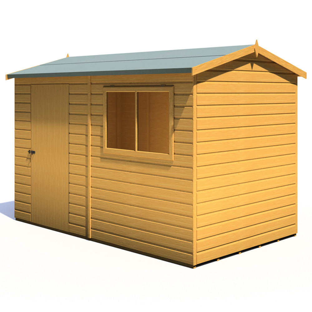 Shire Lewis 10 x 6ft Style D Reverse Apex Shed Image 3