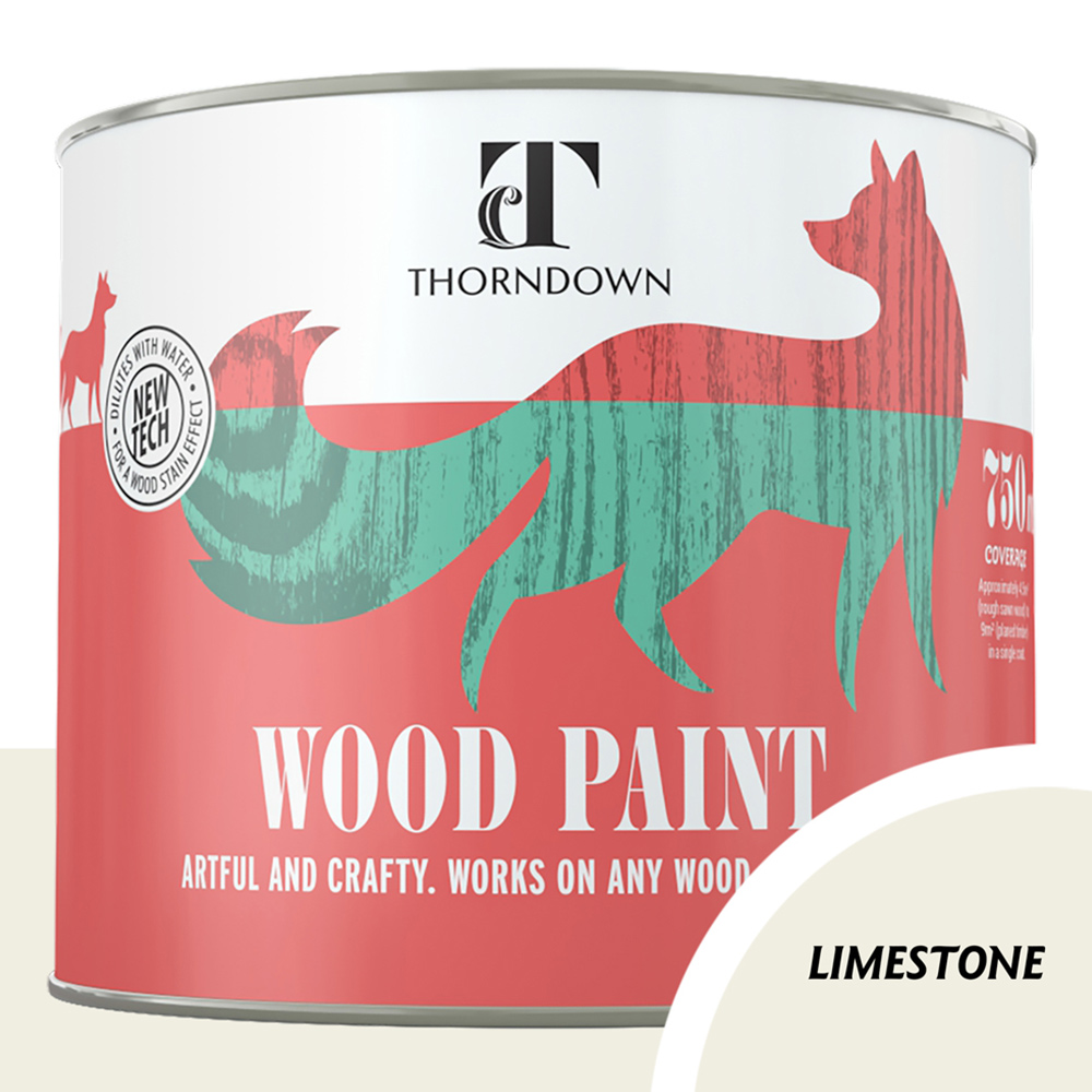 Thorndown Limestone Satin Wood Paint 750ml Image 3