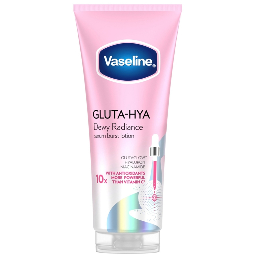 Vaseline Gluta-Hya Dewy Radiance Serum Burst Perfecting Body Lotion 200ml 3 Pack Image 2