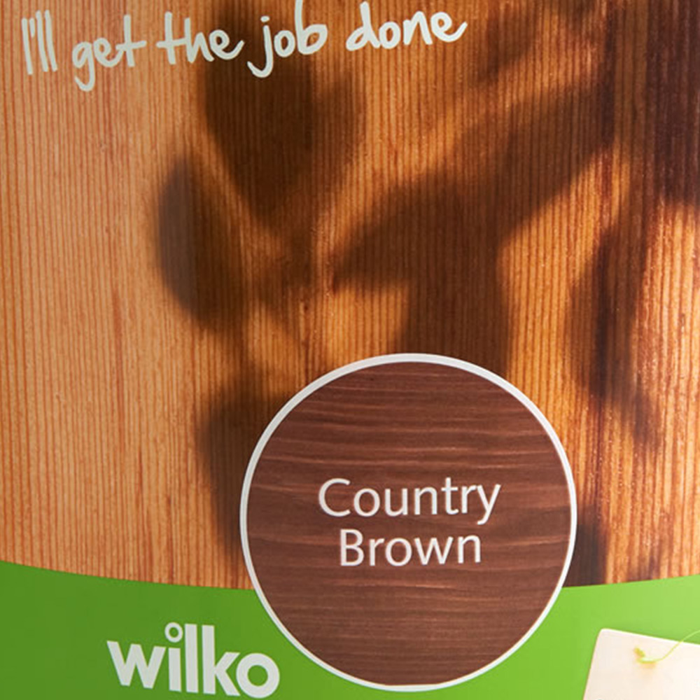 Wilko Timbercare Country Brown Wood Paint 5L Image 3