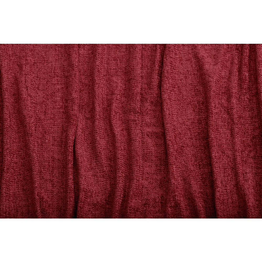 Wilko Red Chenille Throw 125 x 150cm Image 2
