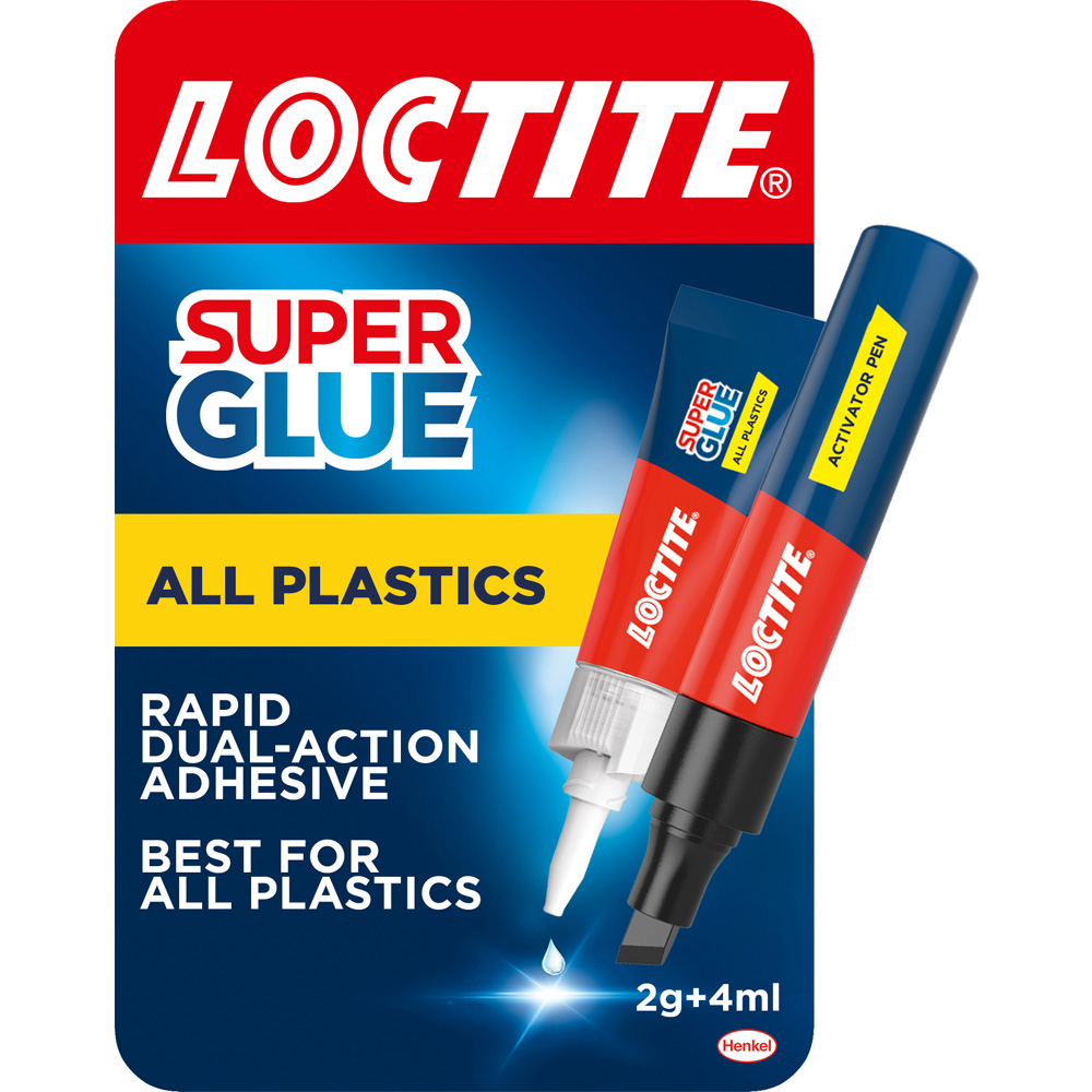 Loctite All Plastics Liquid and Pen Super Glue 4ml and 2g Image 3