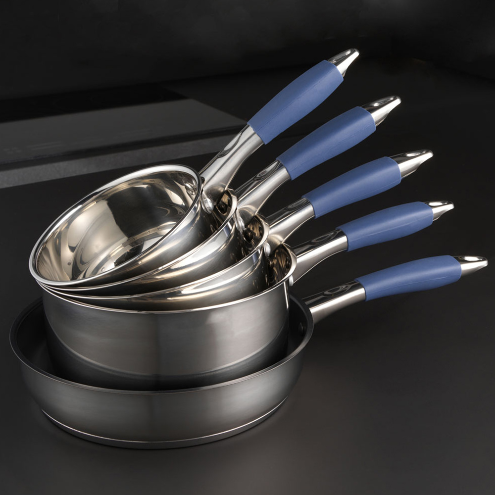 Russell Hobbs 5 Piece Silver Pan Set Image 4