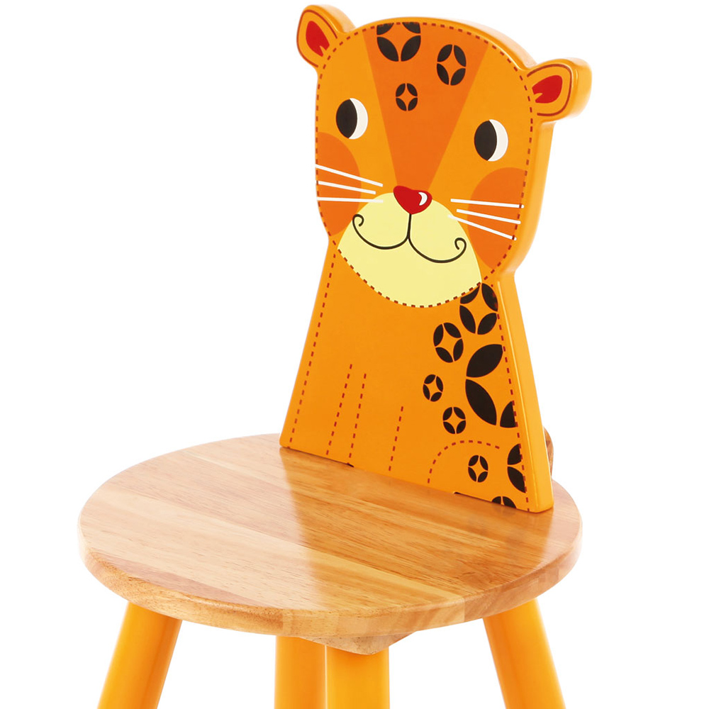 Tidlo Kids Wooden Leopard Chair Image 3