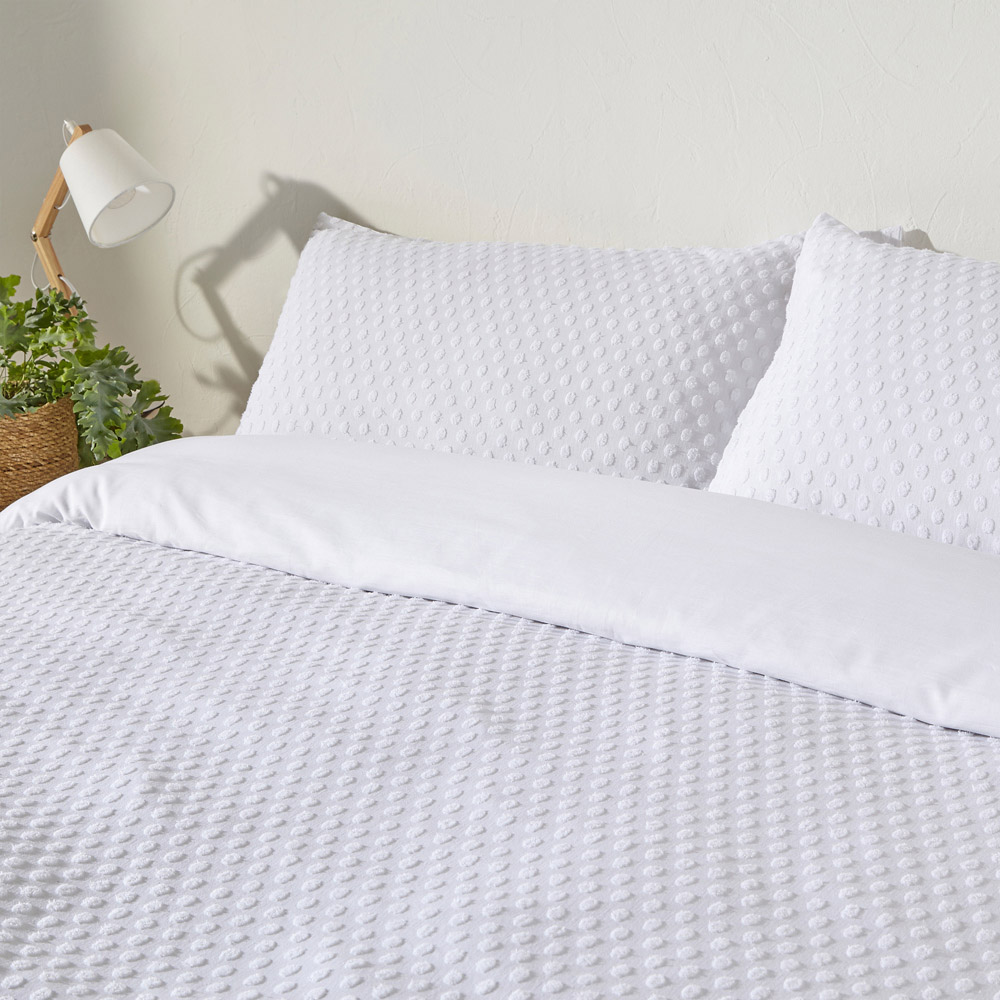 Yard Polka Dot Single White Duvet Set Image 2