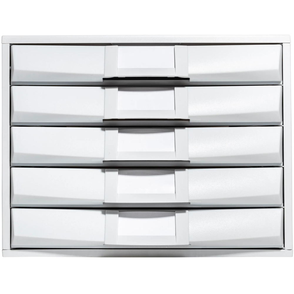 Exacompta The Box 5 Drawer Light Grey Filing Cabinet Image 4