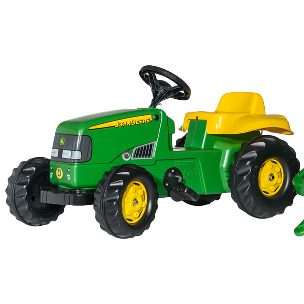 Robbie Toys John Deere Green and Yellow Tractor and Trailer Image 3