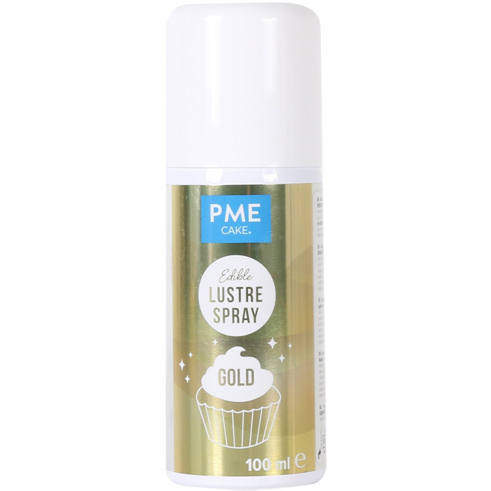PME Edible Lustre Spray - Gold Image