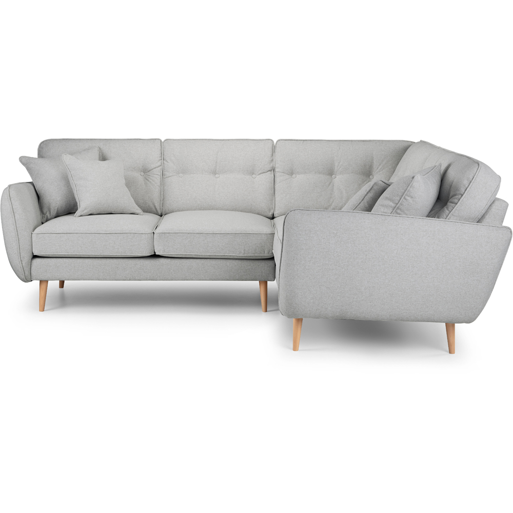 Opry Faro 4 Seater Button Back Ashen Corner Sofa Image 3