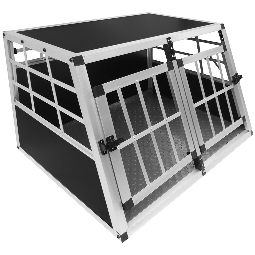 Monster Shop Car Pet Crate with Small Double Doors Image 4
