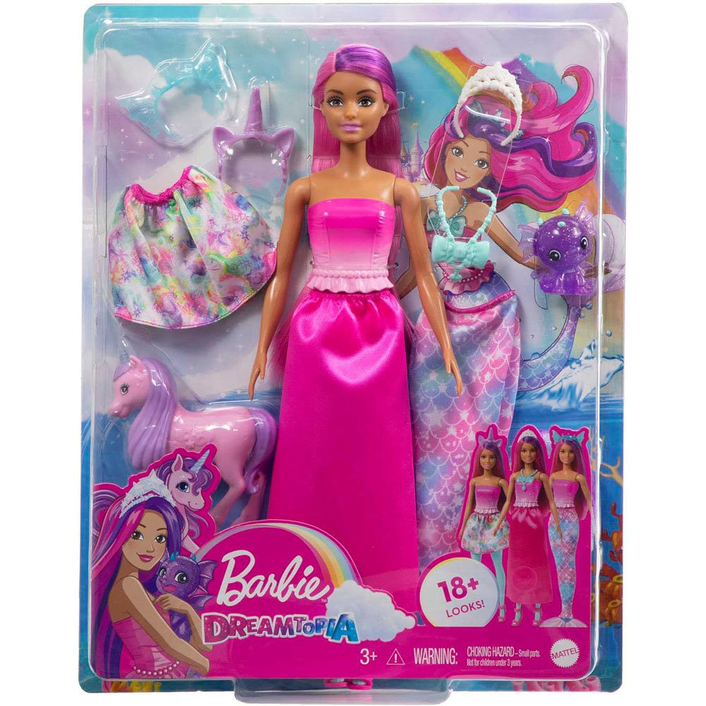 Barbie Dreamtopia Doll and Accessories Pink Image 1