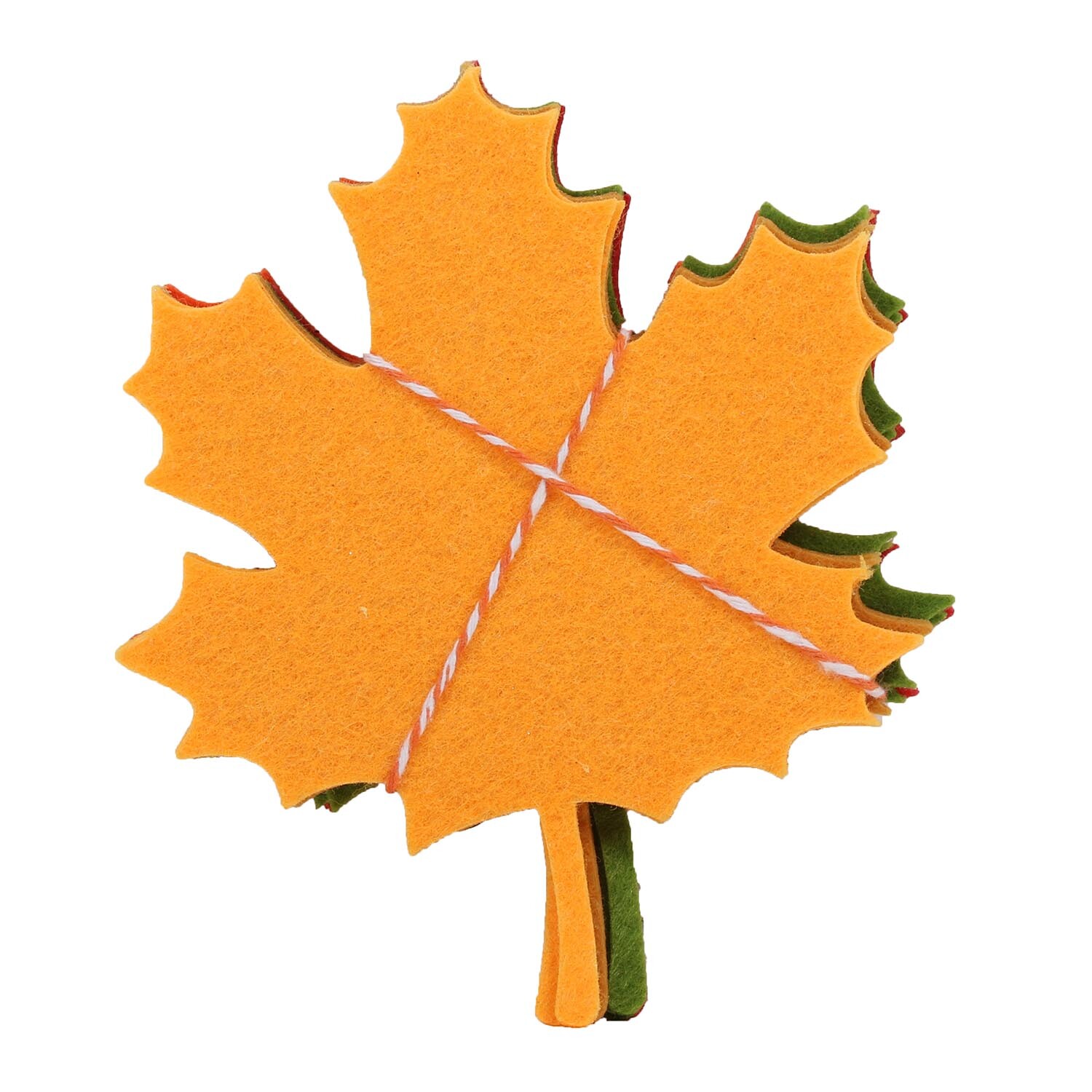 Single The Fall Collection Autumn Glitter Felt Shapes in Assorted styles Image 2