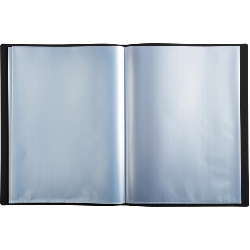 Exacompta A4 100 Pocket Black Polypropylene Display Book 8 Pack Image 5
