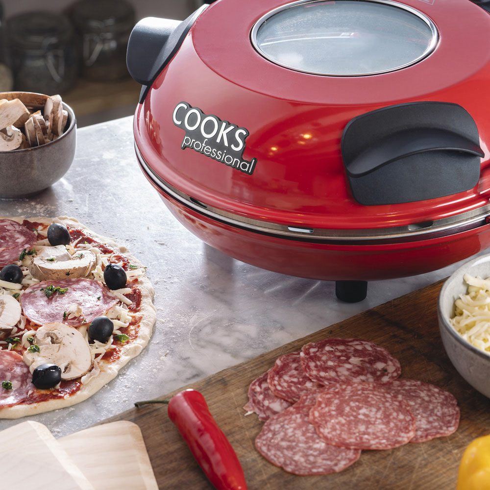 Cooks Professional K132 Red Pizza Oven Image 6