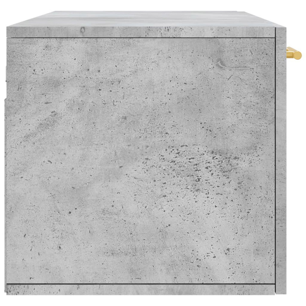 vidaXL 2 Door Concrete Grey Wall Cabinet Image 7