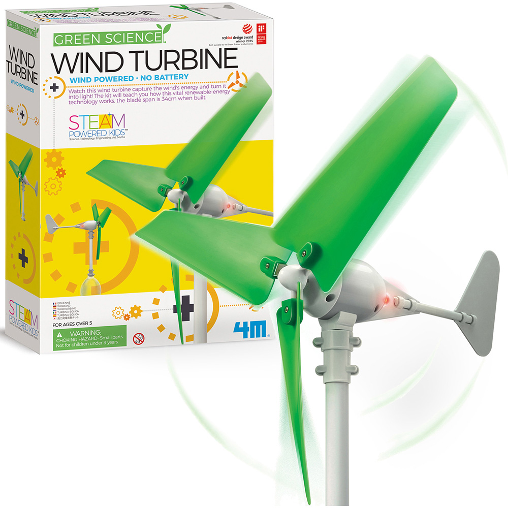 4M Green Science Your Own Wind Turbine Science Kit Image 5