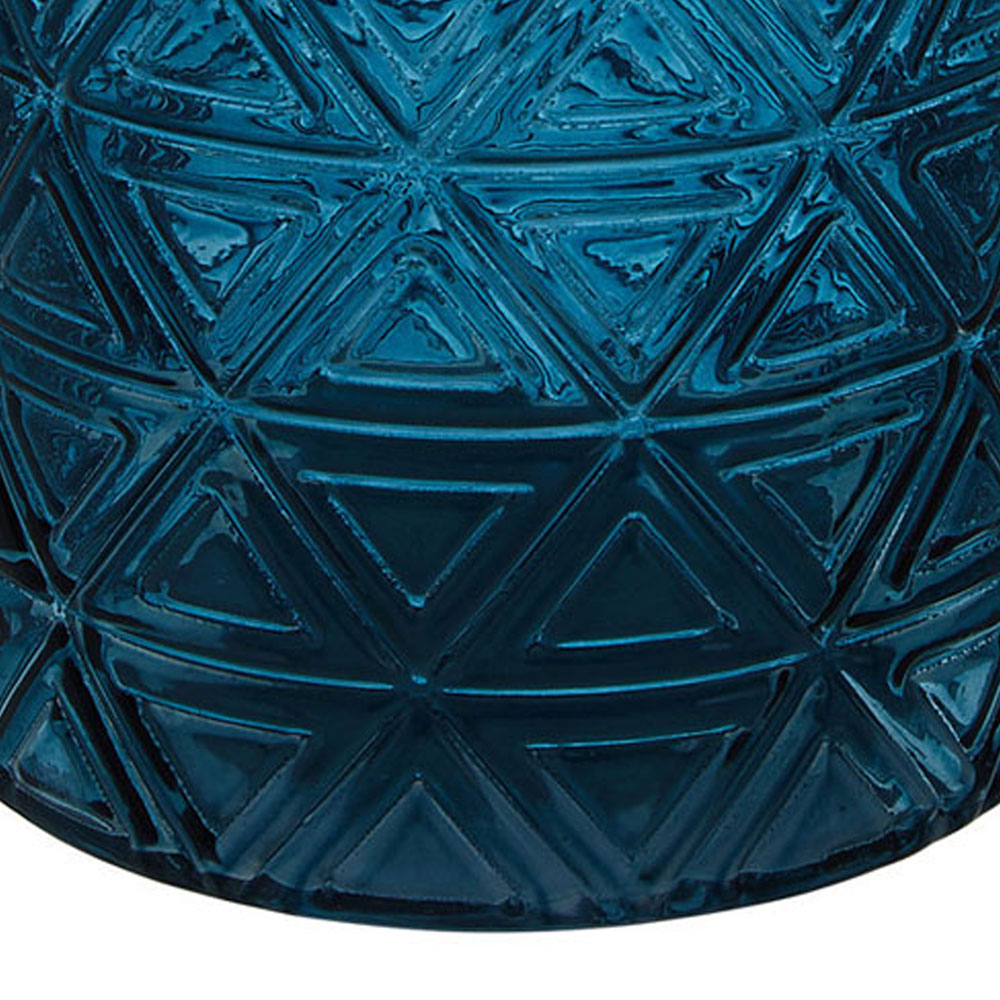 Premier Housewares Blue Complements Dakota Glass Vase Image 6