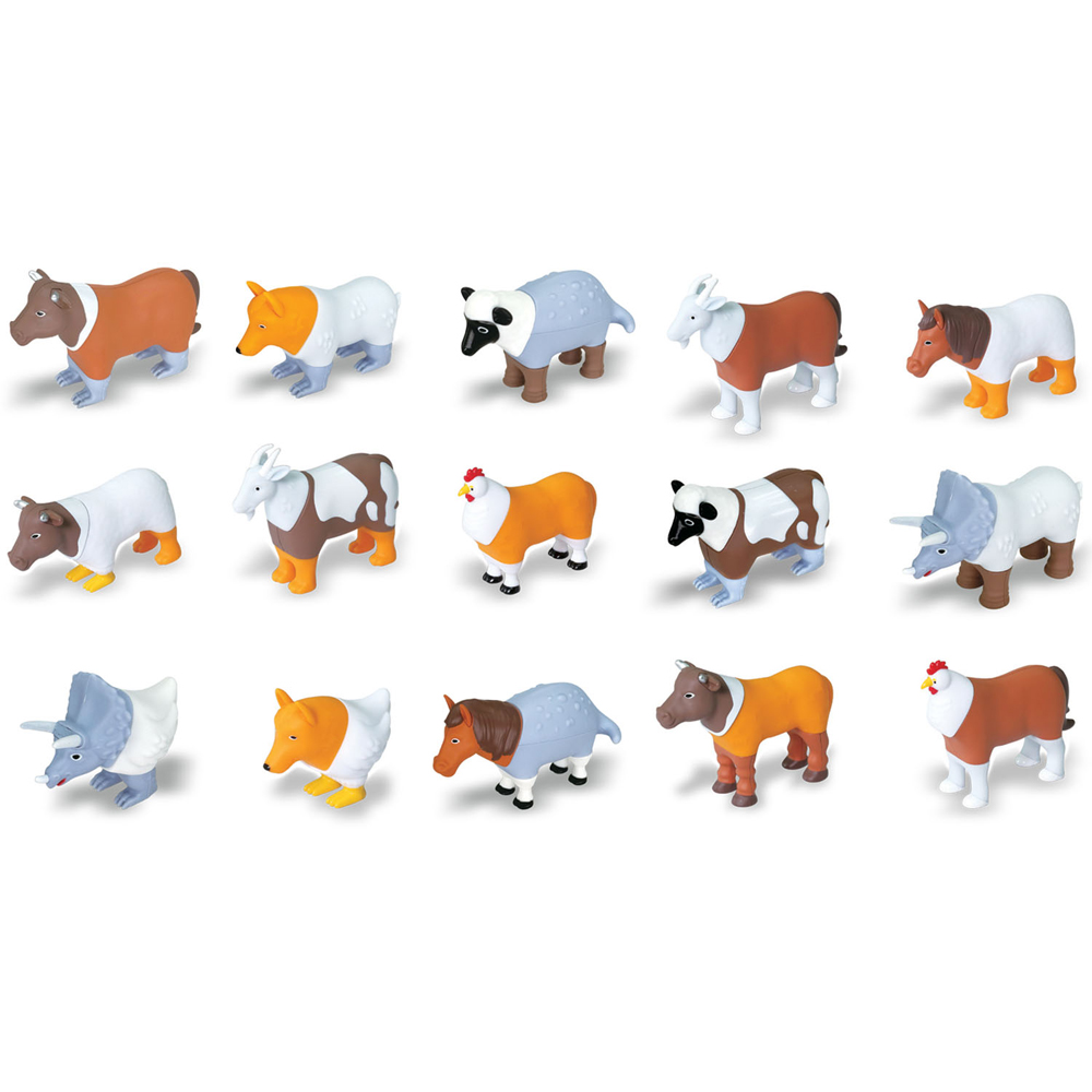 Small World Toys Make Your Own 3D Barnyard Animals Magnetic Assembly Kit Image 4