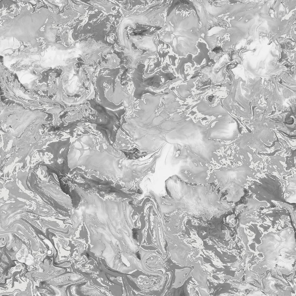 Muriva Elixir Marble Silver Wallpaper Image 1